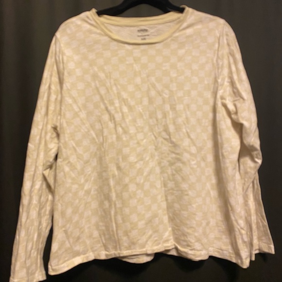 Tan and cream shirt - Picture 1 of 2